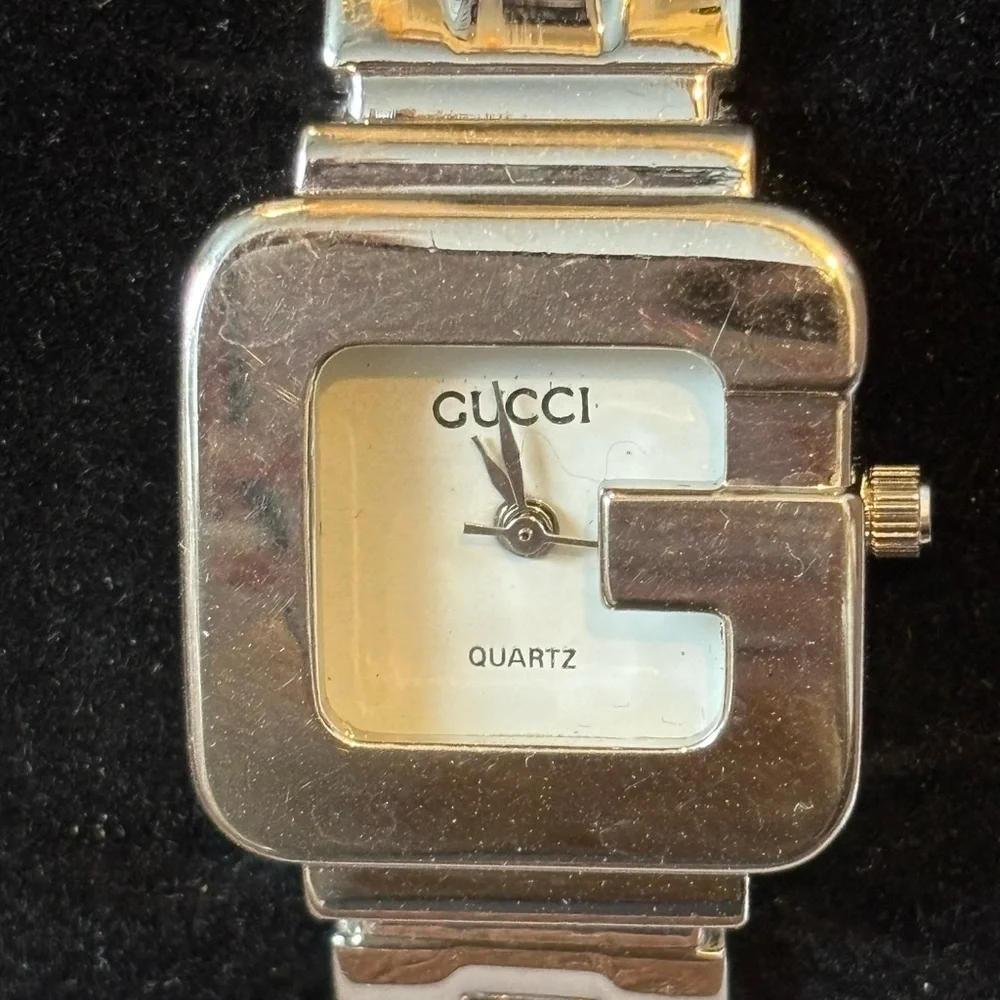 Gucci Silver G Watch